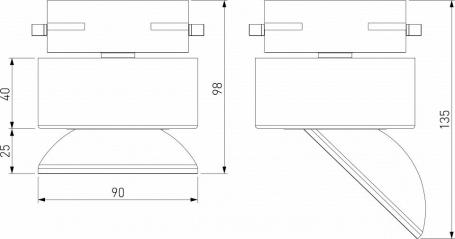 Трековый светодиодный светильник Elektrostandard Smooth 85515/01 черный матовый a062874