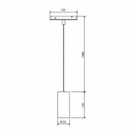 Подвесной трековый светодиодный светильник Elektrostandard Slim Magnetic Dim Amend 85073/01 черный a063534