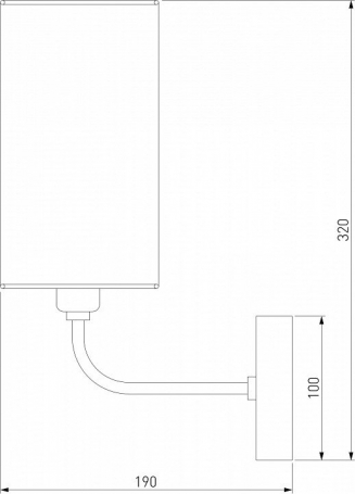 Бра Eurosvet Purezza 60128/1 золото