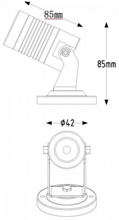 Настенно-потолочный светильник Deko-Light Mini II CW 131006