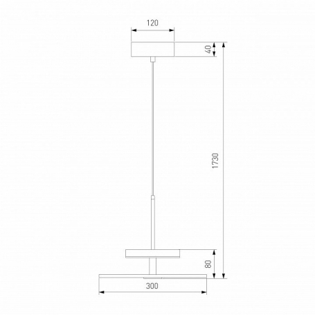 Подвесной светильник Thasos 40342 LED черный