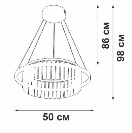 Подвесной светильник Vitaluce  V54010-0/1S