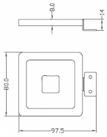 Подсветка для зеркал Deko-Light Mirror Square 687038