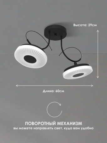 Потолочная люстра Мелодия Света SL1L 0000 21569