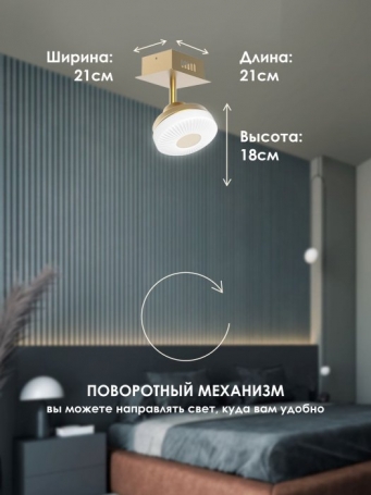 Спот Мелодия Света SS1L 0000 21553