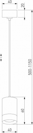 Подвесной светильник Eurosvet Piccolo 50248/1 LED/ золото