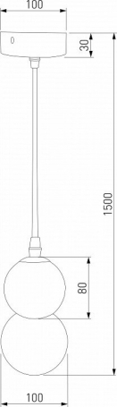 Подвесная люстра Eurosvet Polar 50250/1 LED черный