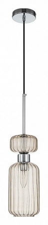 Подвесной светильник Escada Gloss 1141/1S Chrome/Beige