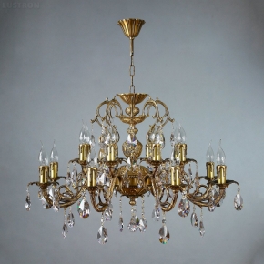 Подвесная люстра Ambiente by Brizzi Alicante 8888/8+8 AB Tear drop