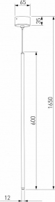 Подвесная люстра 1415 1415/16+8+4/300/XL-155/3d Ni
