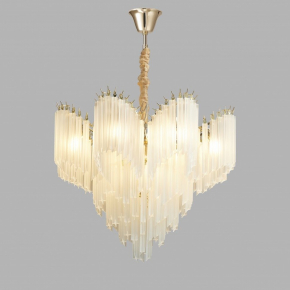 Подвесная люстра Crystal Lux Nicolas SP8 L1000 Gold/White