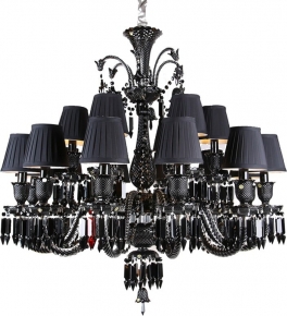 Подвесная люстра Baccarat style ZZ86303BK-12+6
