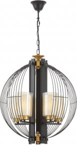 Подвесная люстра Lumina Deco Ponti LDP 1245-5 BK+MD