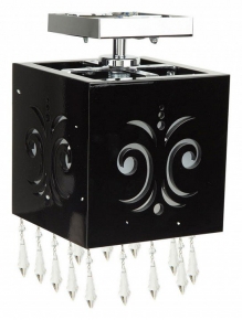 Потолочный светильник MM Lampadari Luxury D042/P1 01 V1607 nero
