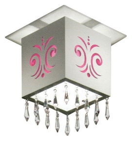 Потолочный светильник MM Lampadari Luxury D042/P1 02 V1607 rosso