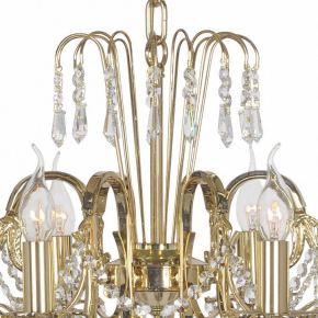 Подвесная светодиодная люстра Crystal Lux Evita SP45 D White/Transparent