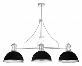Подвесная люстра Lumina Deco Ettore LDP 710-3 BK+CHR