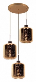 Подвесная люстра Lumina Deco Alacosmo LDP 6811-3 RD GD