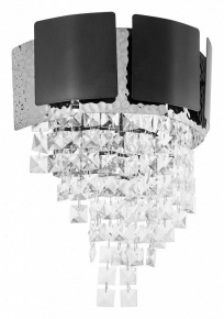 Бра Molina LDW 7045-2 BK+CHR