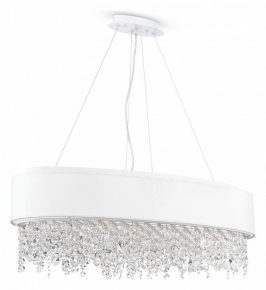 Подвесная люстра Crystal Lux Nicolas SP-PL8 Gold/White