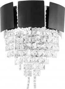 Бра Molina LDW 7045-2 BK+CHR