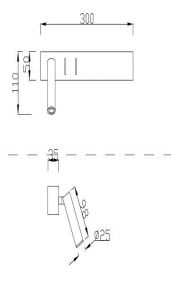 Бра AM345620 345620/2W CR