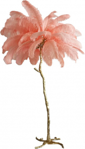 Торшер Ostrich Feather BRFL5014 pink/antique brass