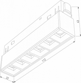Потолочный светодиодный светильник Mantra Knot Led 6037K