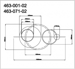 Подвесная люстра APL LED Rimini S520.0.22-105.B.3000