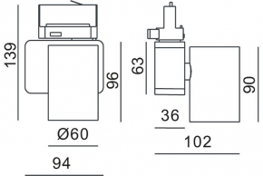 Наземный низкий светильник Elektrostandard Diadema a028002