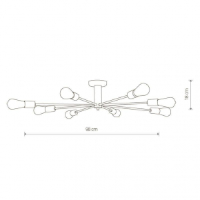 Бра Maytoni Lita H002WL-01G