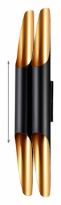 Настенный светильник Crystal Lux CLT 332W4-V2 BL-GO