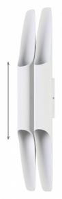 Настенный светильник Crystal Lux CLT 332W4-V2 WH-WH