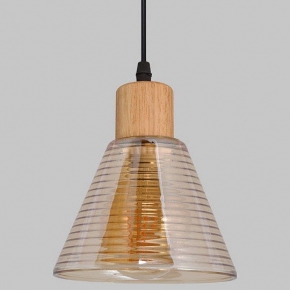 Подвесной светильник  MD.5870-1-P-WOOD+BK