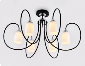 Накладной светильник Ambrella light Traditional 1 TR5203/5 CF/CL кофе/прозрачный E27/5 max 40W D500*180