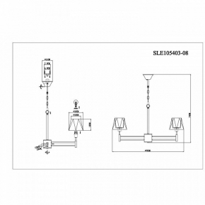 Интерьерная настольная лампа Lamp Bellagio 105484