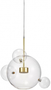 Подвесной светодиодный светильник Lumina Deco Neroni LDP 6016-3+1 GD