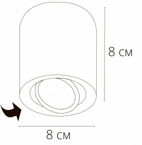 Накладной светильник Maytoni Zon C067CL-L12W4K
