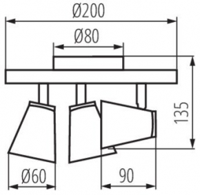 Накладной светильник Eurosvet Skyline a053565