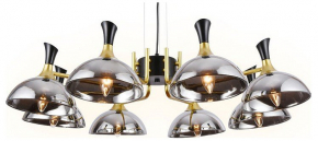 Подвесной светильник Ambrella light Traditional 5 TR9084/8 BK/GD/SM черный/золото/дымчатый E27/8 max 40W D920*750