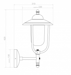 Настенный светильник Modern 10 MOD503-01-W