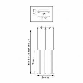 Подвесная люстра Citilux Эдисон CL451092