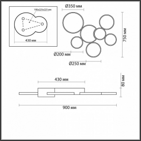 Подвесной светильник MW-Light Котбус 492010501