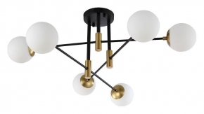 Потолочная люстра Crystal Lux FIDEL FIDEL PL6 BLACK