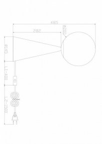 Потолочный светодиодный светильник Eurosvet Direct 90177/3 сатин-никель
