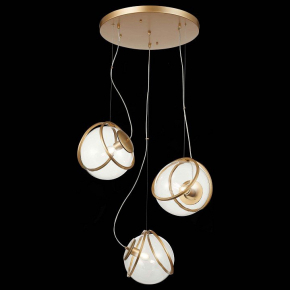 Потолочная светодиодная люстра Ambrella light Orbital Granule FG1010/3 WH/SL 204W D770