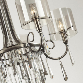 Накладной светильник Ambrella light Original 5 FA588/5 CH хром 113W 590*590*120 (ПДУ РАДИО 2.4G)