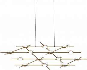 Подвесной светильник Molecular MD18001067-14A black/gold
