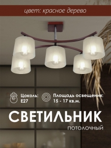 Потолочная люстра Мелодия Света SS1N 0000 24565