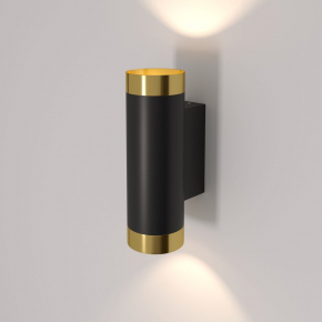Настенный светильник Elektrostandard Poli MRL 1016 черный/золото